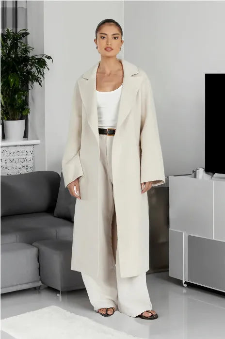 Loose Fashion Long Women's Knitted Cardigan High-grade Sweater Coat - Bellarte Enchanté Loose Fashion Long Women's Knitted Cardigan High-grade Sweater Coat